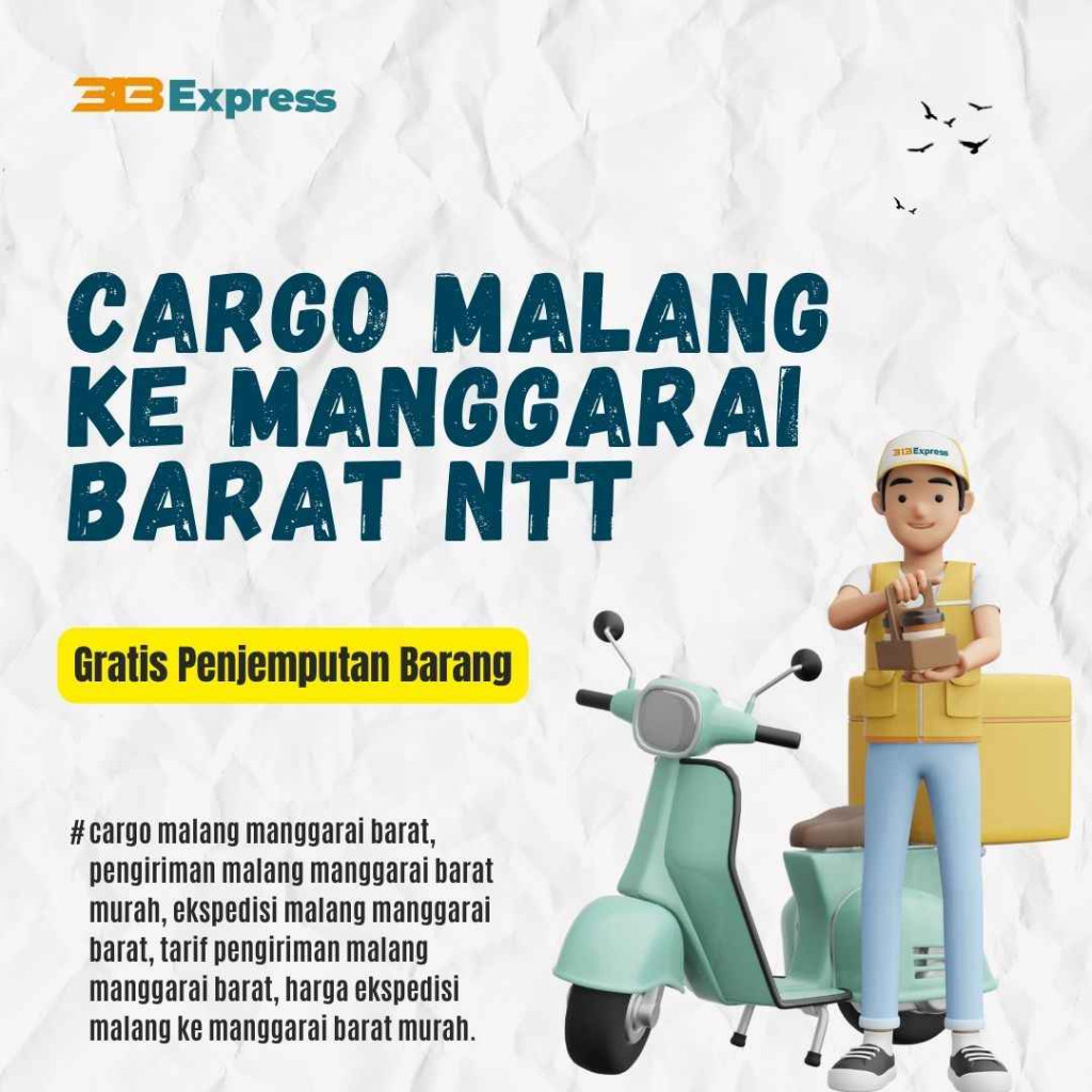 Cargo Malang ke Manggarai Barat NTT
