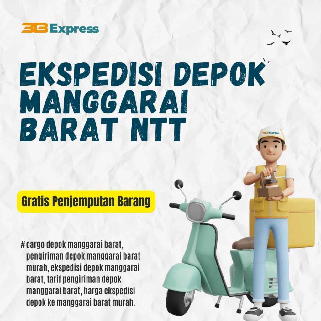 Ekspedisi Depok Manggarai Barat NTT
