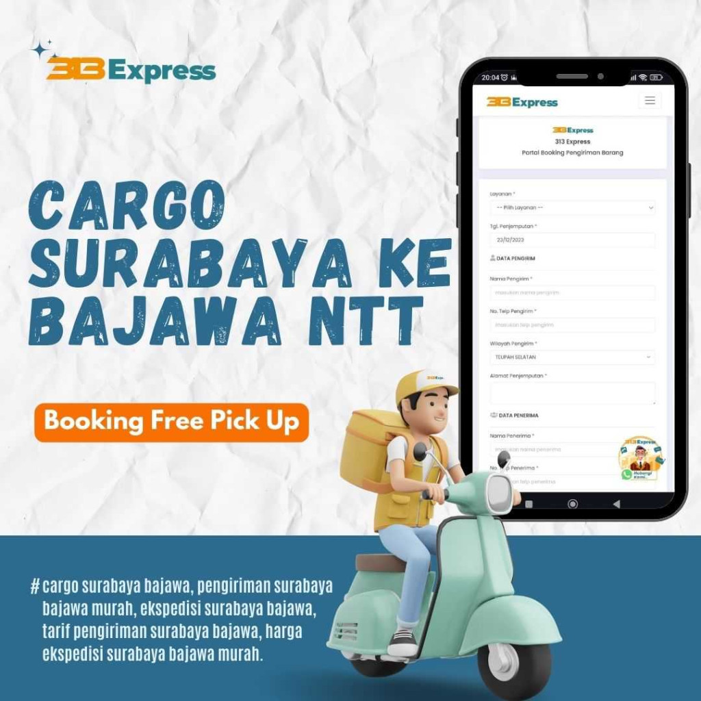 Cargo Surabaya ke Bajawa NTT