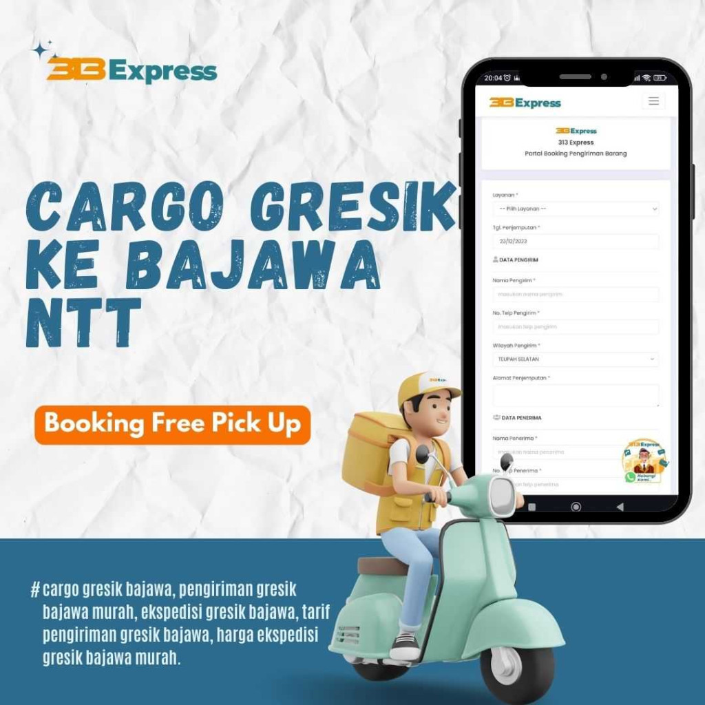 Cargo Gresik ke Bajawa NTT