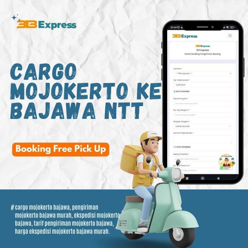 Cargo Mojokerto ke Bajawa NTT