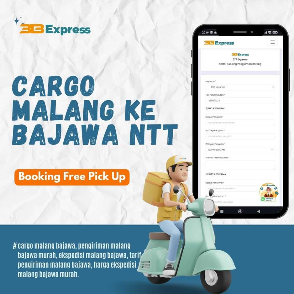 Cargo Malang ke Bajawa NTT