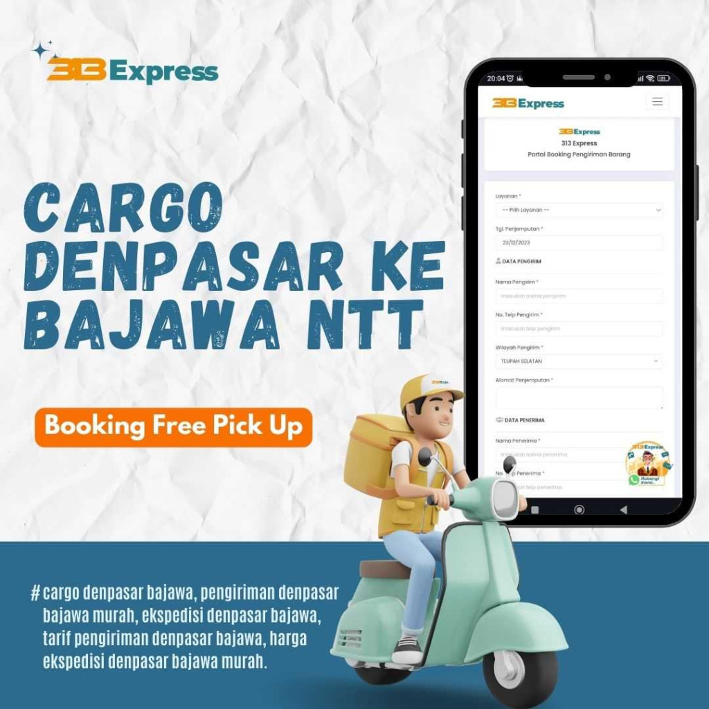 Cargo Denpasar ke Bajawa NTT