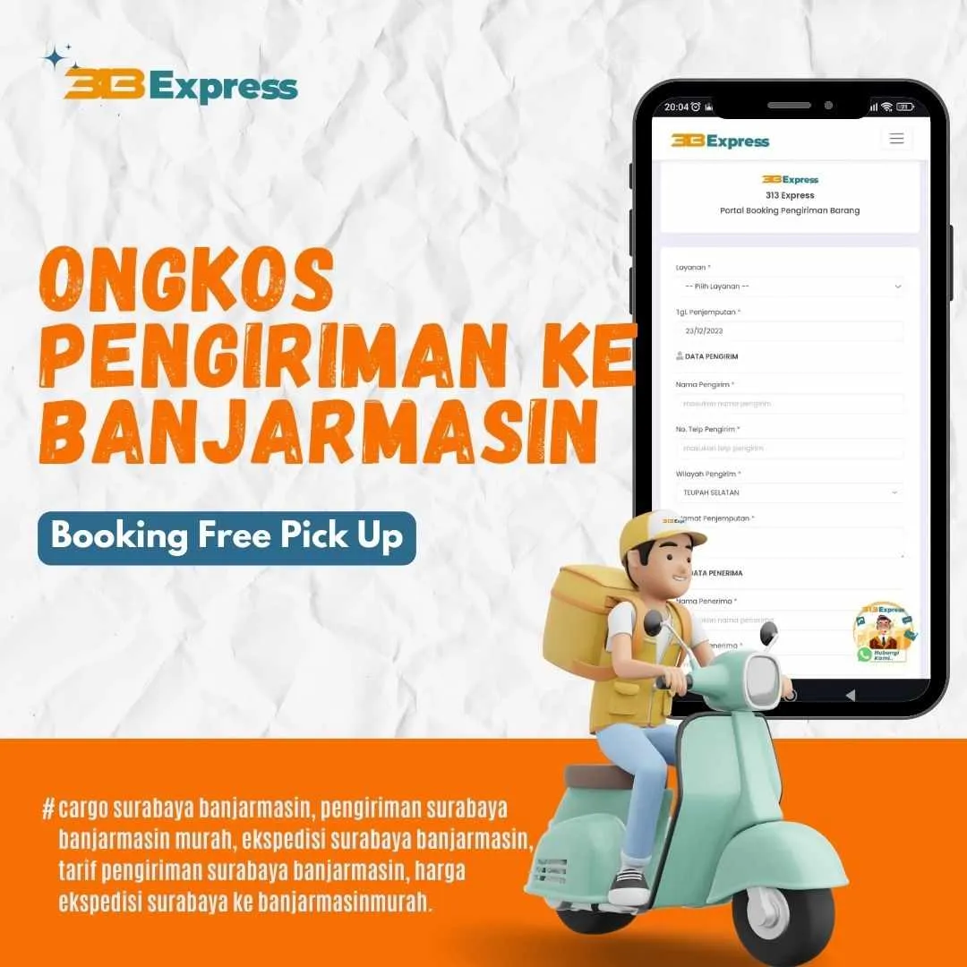 Ongkos Pengiriman ke Banjarmasin