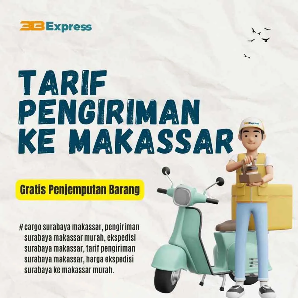 tarif pengiriman ke makassar
