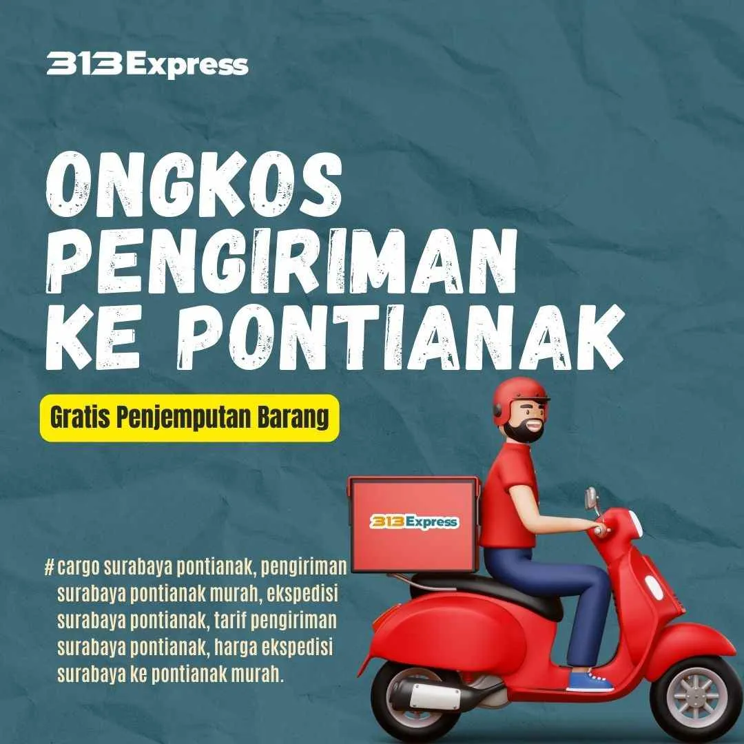 ongkos pengiriman ke pontianak