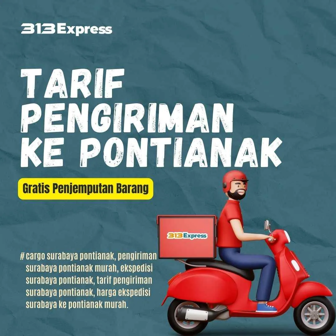 tarif pengiriman ke pontianak