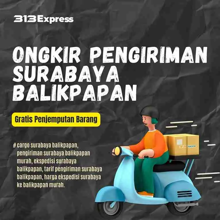 Ongkir Pengiriman Surabaya Balikpapan
