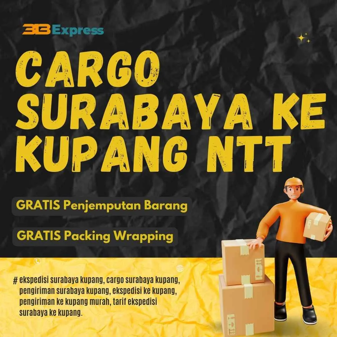 Cargo Surabaya ke Kupang NTT