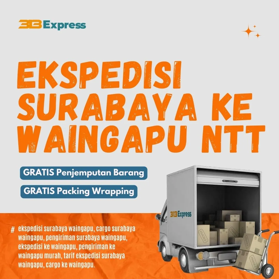 Ekspedisi Surabaya ke Waingapu NTT
