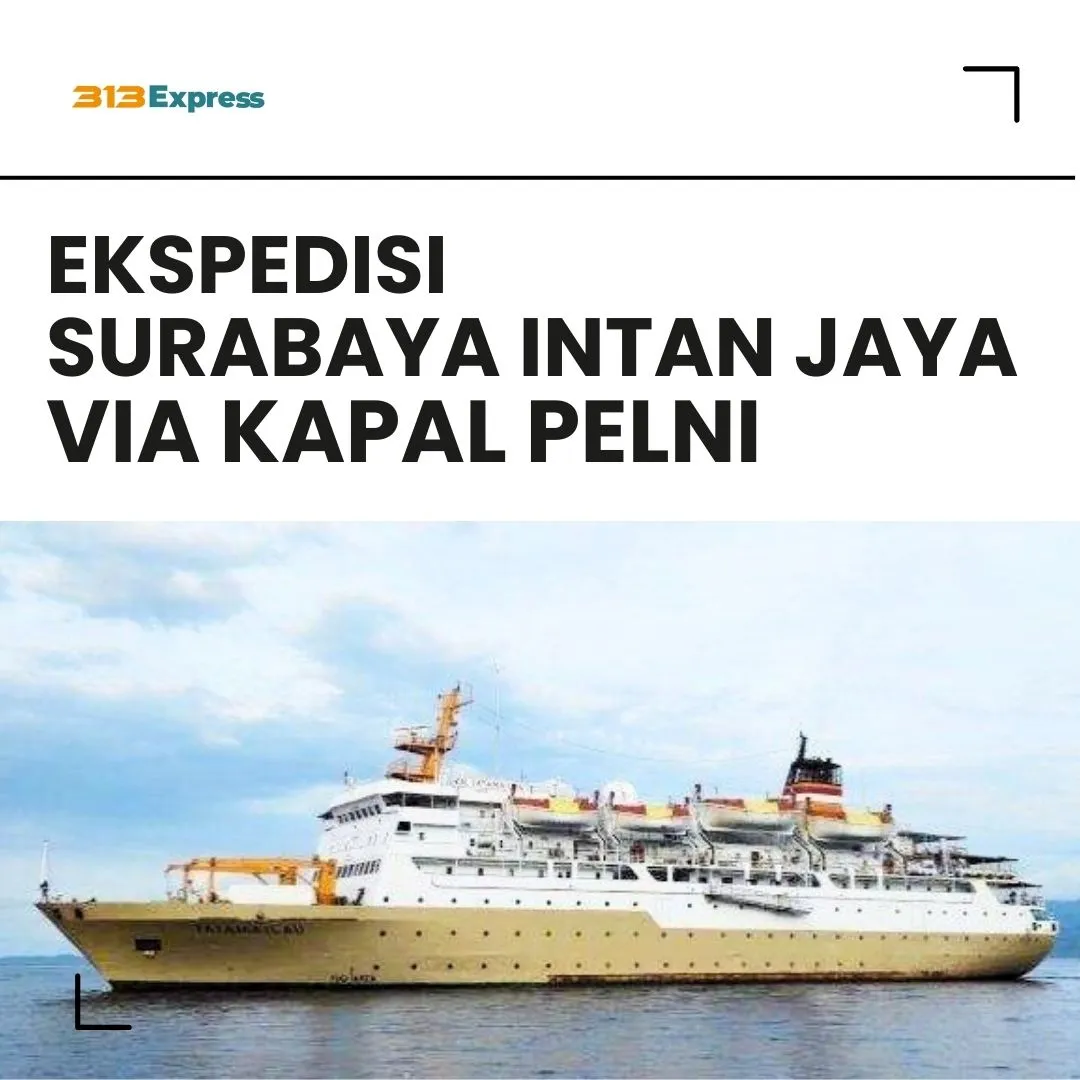 Ekspedisi Surabaya Intan Jaya Via Kapal Pelni