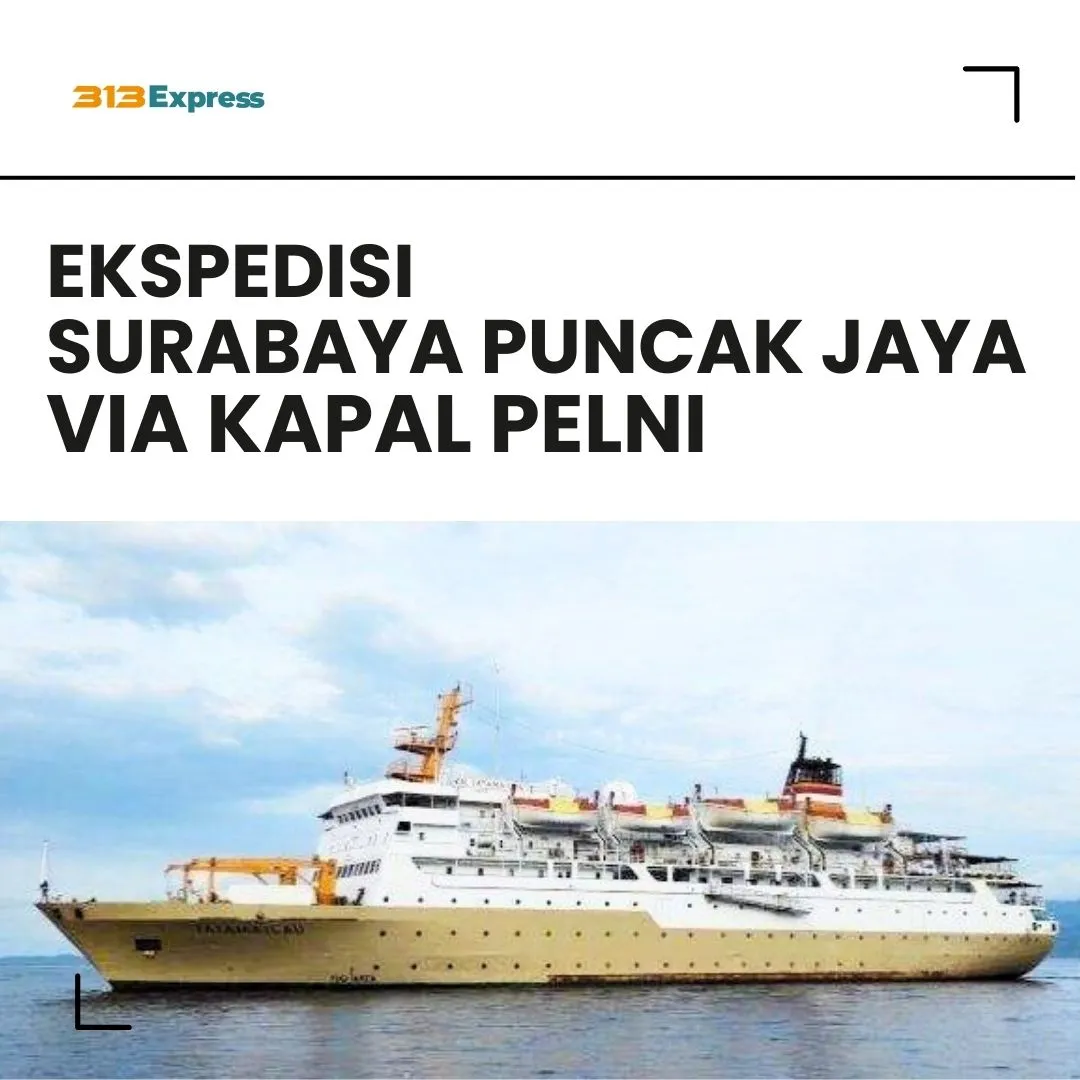 Ekspedisi Surabaya Puncak Jaya Via Kapal Pelni