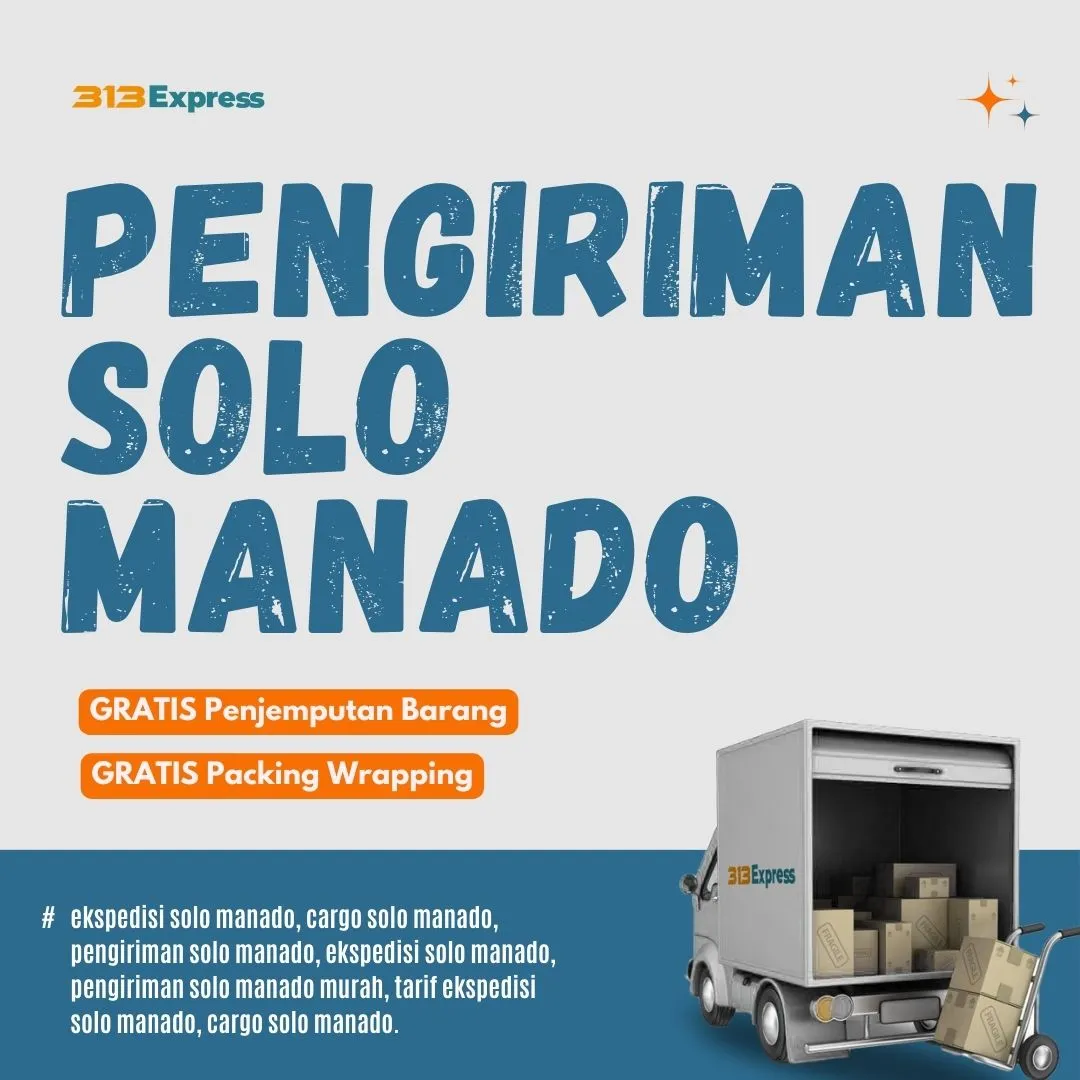 Pengiriman Solo Manado