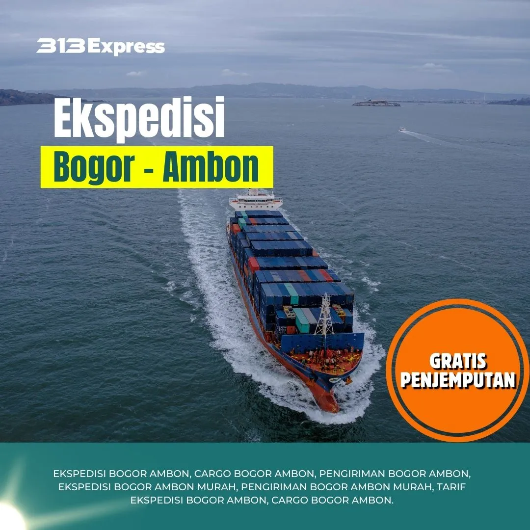 harga ekspedisi bogor ke ambon
