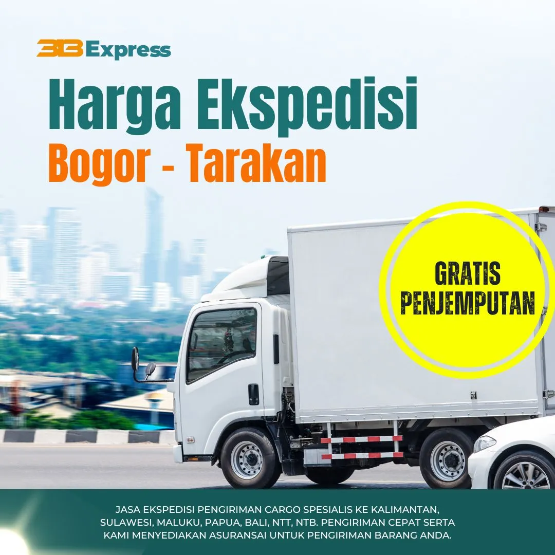 Harga Ekspedisi Bogor ke Tarakan
