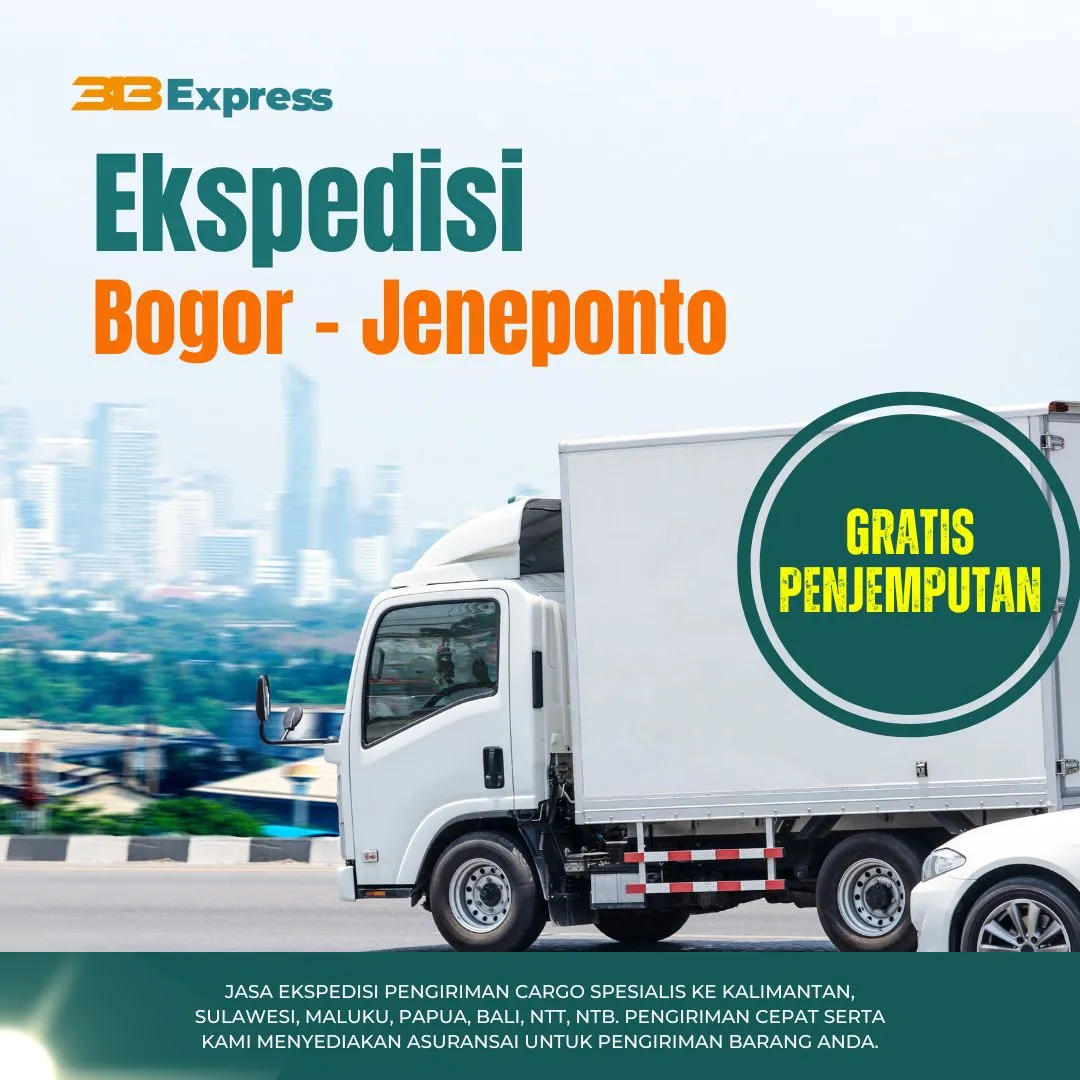 Ekspedisi Bogor Jeneponto