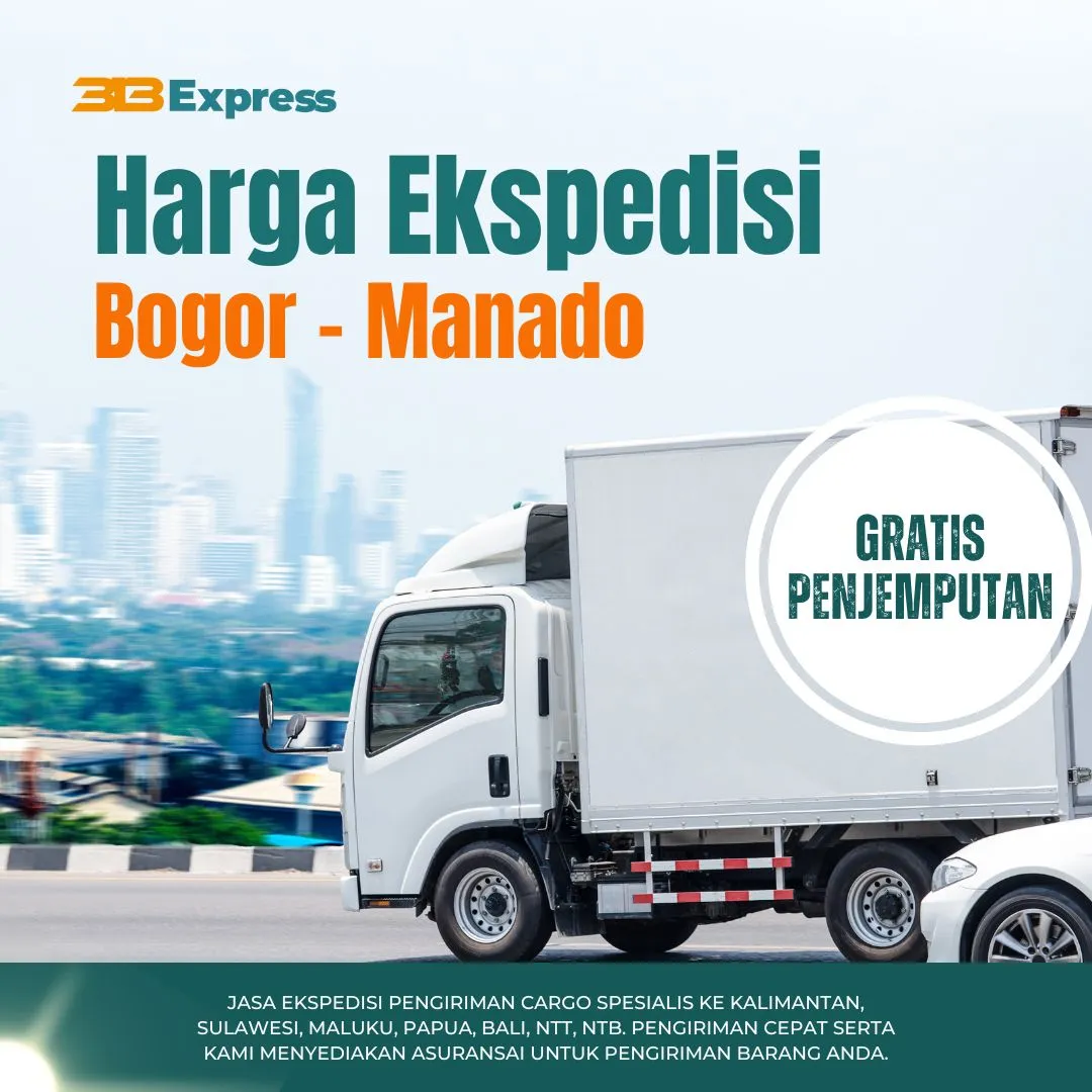 Harga Ekspedisi Bogor ke Manado