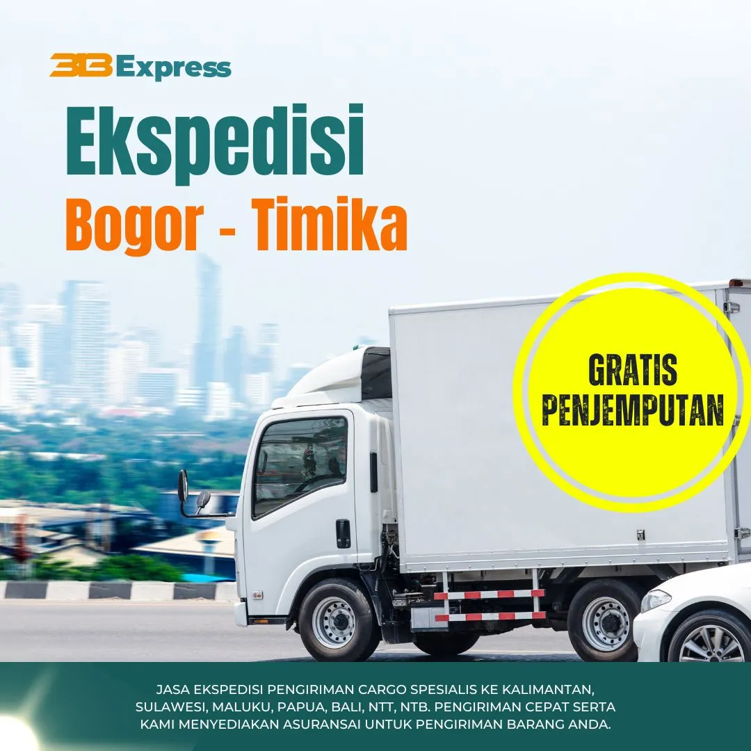 Harga Ekspedisi Bogor ke Timika