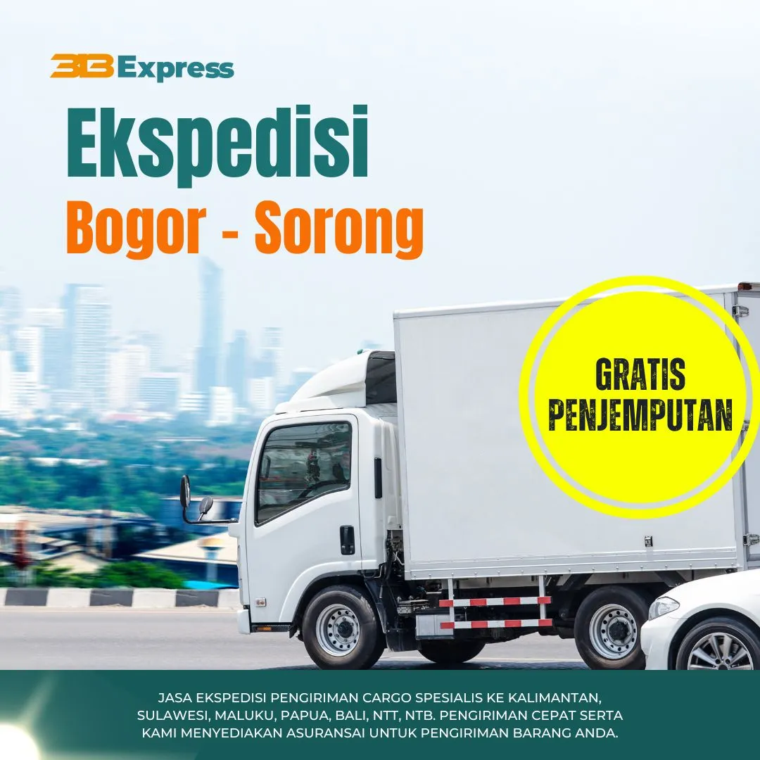 Harga Ekspedisi Bogor ke Sorong