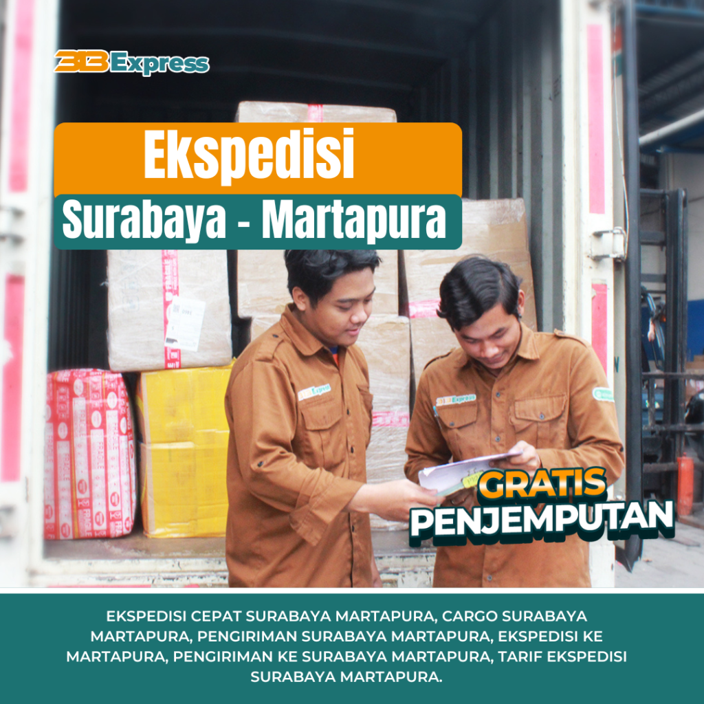 ekspedisi surabaya martapura