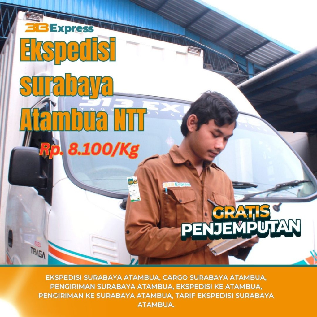 Ekspedisi Surabaya Atambua NTT
