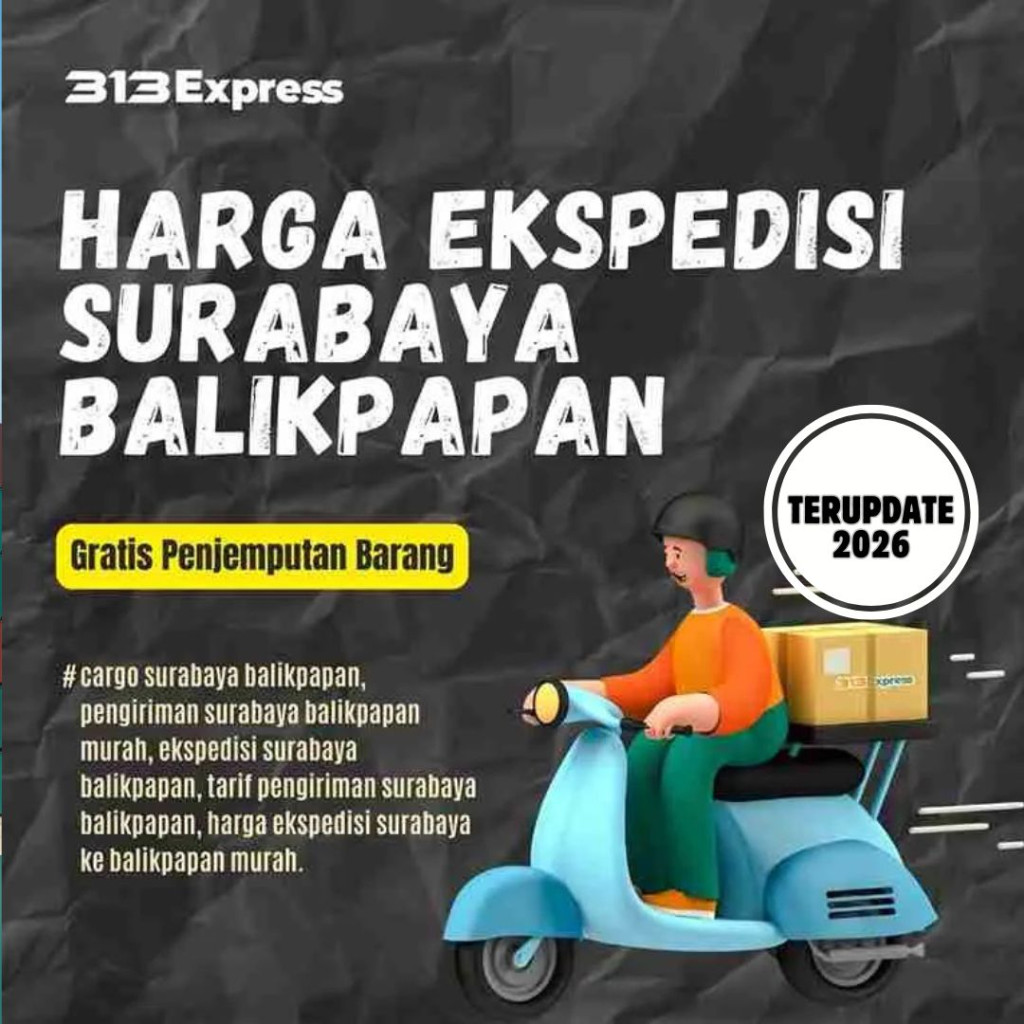 Harga Ekspedisi Surabaya Balikpapan