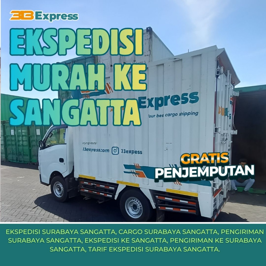 ekspedisi murah ke sangatta